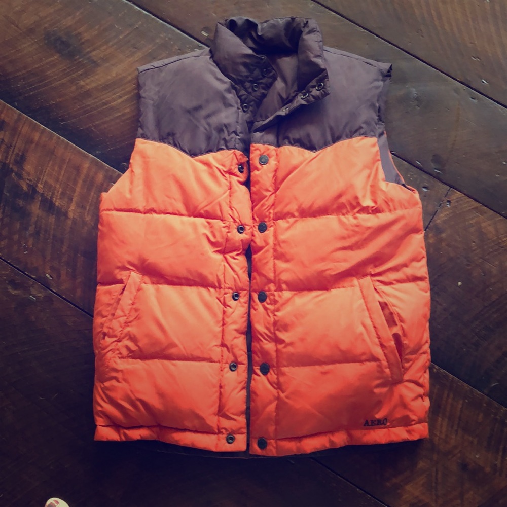 Aeropostale Mens Puffer Vest